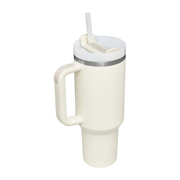 Krem termosica od nehrđajućeg čelika sa slamkom 1,18 l Quencher H2.0 FlowState Tumbler Cream – Stanley-image-1