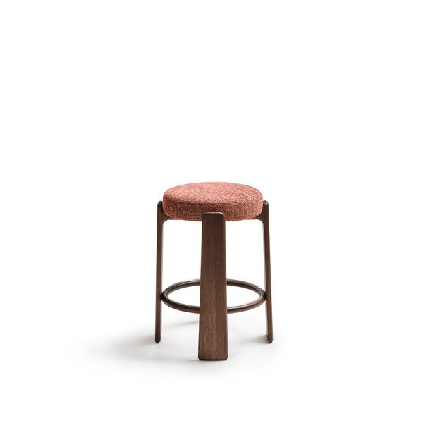 Barska stolica od čvrste jeseni boja terakote/u tamnoj prirodnoj boji (visine sjedala 65 cm) Granite – Kave Home-image-2