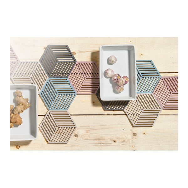 Padmetač za vrući lonac Zone Hexagon, crni-image-1