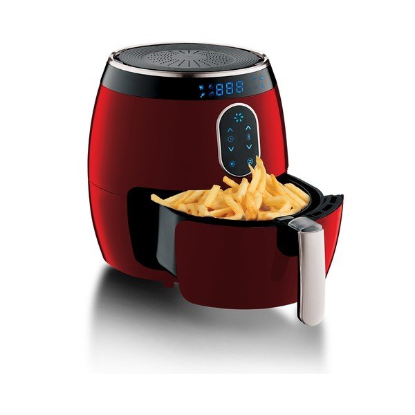Crvena friteza na vrući zrak Burgundy Metallic Line – BerlingerHaus-image-2