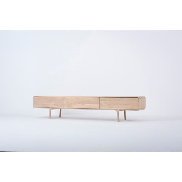 TV komoda od masivnog hrasta s 3 ladice Gazzda Fawn-image-2