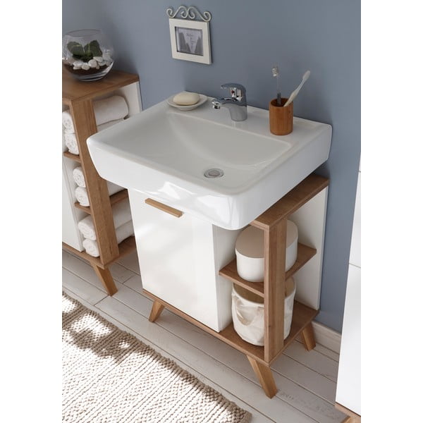 Bijeli ormarić ispod umivaonika 61x65 cm Set 923- Pelipal-image-4