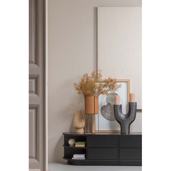 Crni TV set od masivnog bora 358x210 cm Finca – WOOOD-image-1