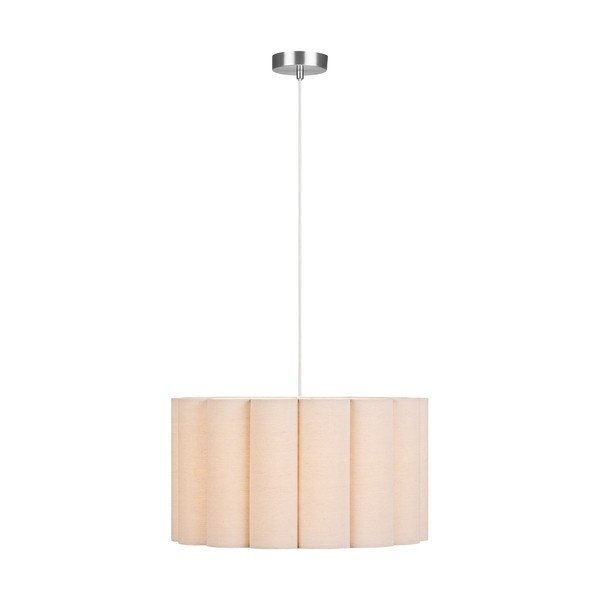 Bež lanena viseća svjetiljka ø 45 cm Watton – House Nordic-image-2