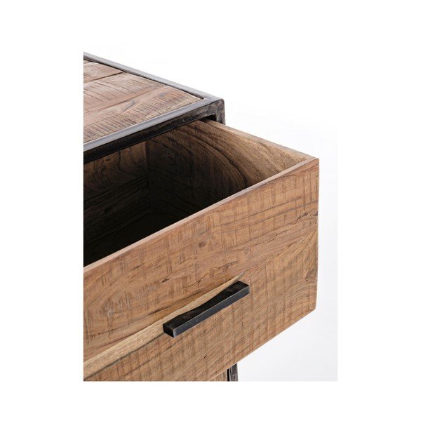 Komoda od masivnog bagrema u prirodnoj boji 90x90x40 cm Elmer – Bizzotto-image-4