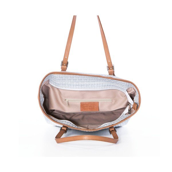 Suede bijela kožna torbica-image-2