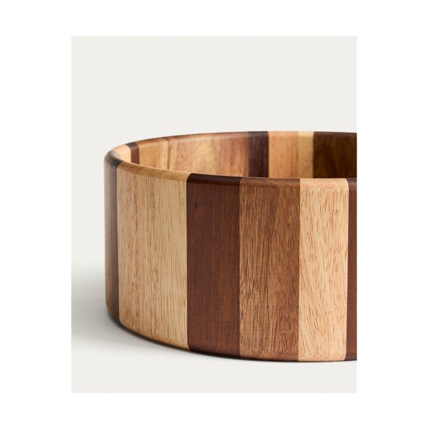 Drvena zdjelica za posluživanje u prirodnoj boji Nover – Kave Home-image-3