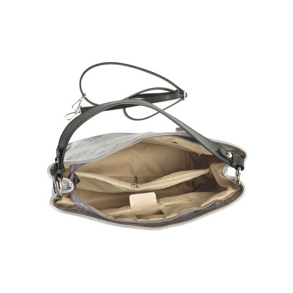 Kožna torbica u srebrnoj Mangotti Bags Studo-image-2