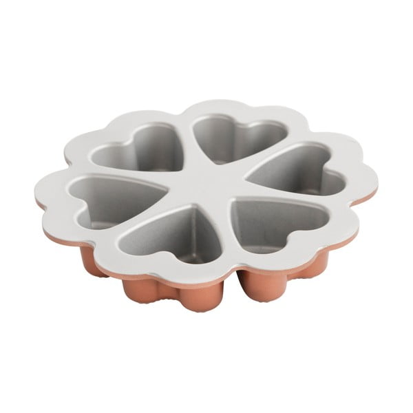6 mini kalupa u obliku srca, bakarni, Nordic Ware Valentine, 500 ml-image-4