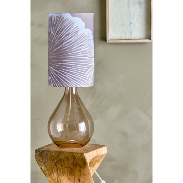 Smeđa stolna lampa s tekstilnim sjenilom (visina 65 cm) Leni – Bloomingville-image-1