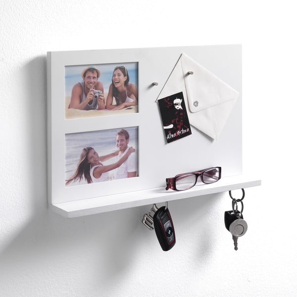 Zidna magnetizirana ploča s foto okvirima za 2 fotografije Tomasucci Reminder, 27 x 39,5 x 7 cm