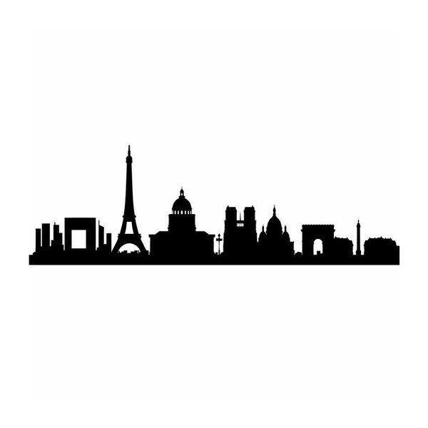 Naljepnica Skyline of Paris-image-1