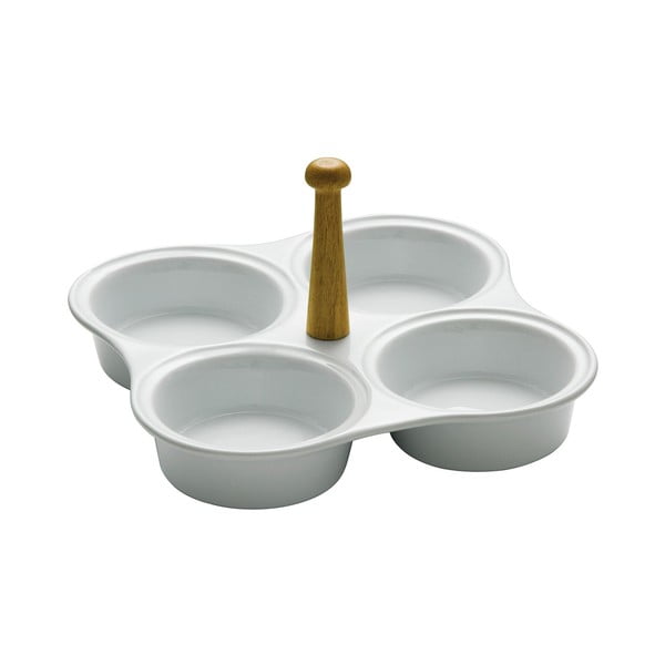 Zdjela za posluživanje od porculana s detaljima od bambusa Premier Housewares