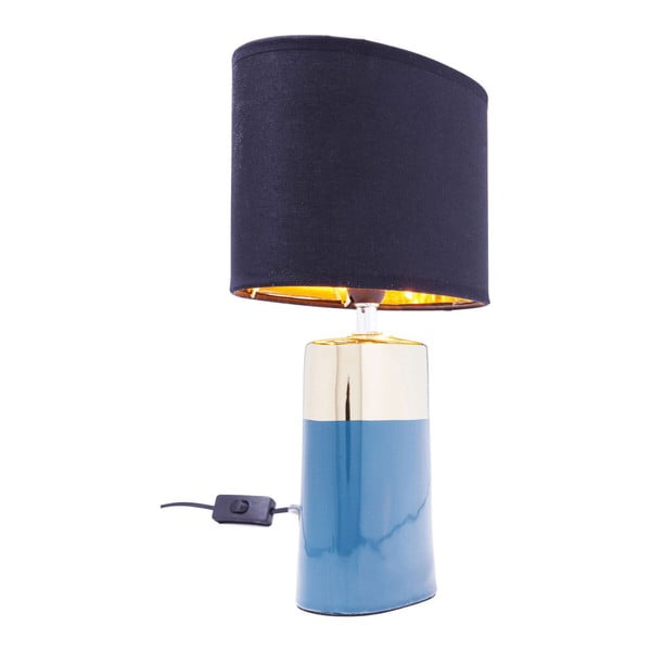 Plava stolna lampa Kare Design Zelda, visina 32,5 cm