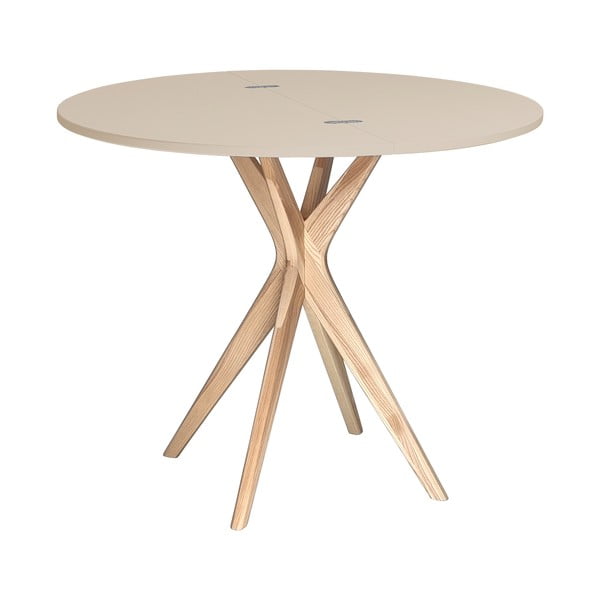 Okrugli proširiv blagovaonski stol 45x90 cm Jubi – Ragaba-image-2