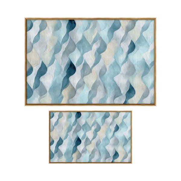 Plave kupaonske prostirke u setu 2 kom 60x100 cm – Foutastic