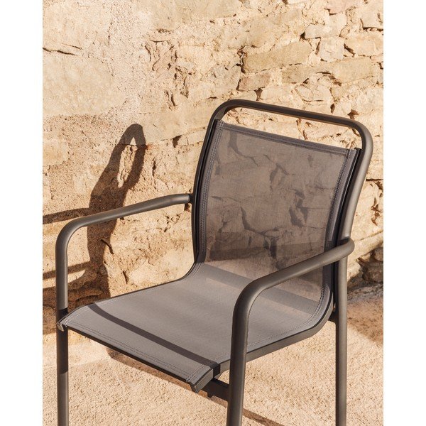 Tamno siva vrtna stolica Luri – Kave Home-image-2