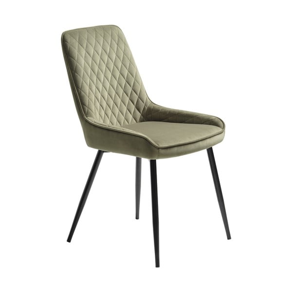 Blagovaonski stolac od zelenog baršuna Milton - Unique Furniture