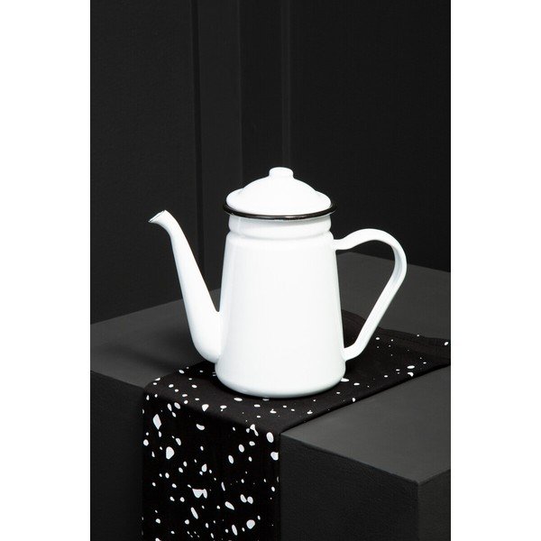 Bijeli moka lonac za pripremu kave 1 l Hygge – Premier Housewares-image-1