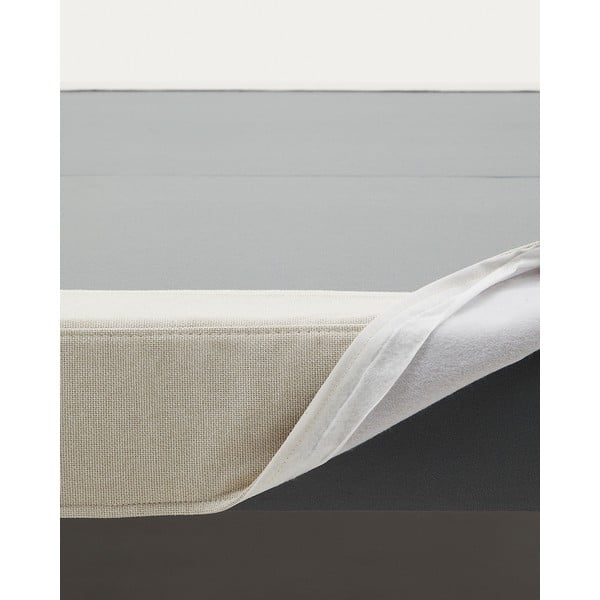 Bež tapecirani bračni krevet 160x200 cm Ofelia – Kave Home-image-3