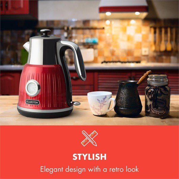 Crveno kuhalo za vodu Klarstein Cancan-image-1