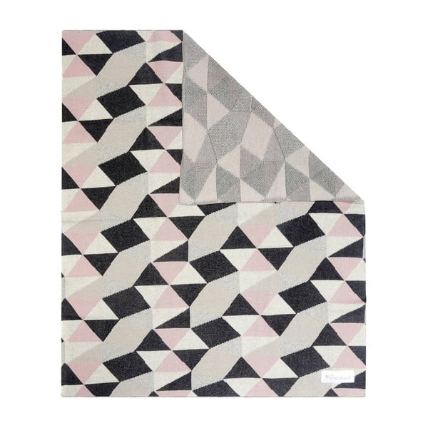 Pamučna deka Kindsgut Triangles, 80 x 100 cm-image-1