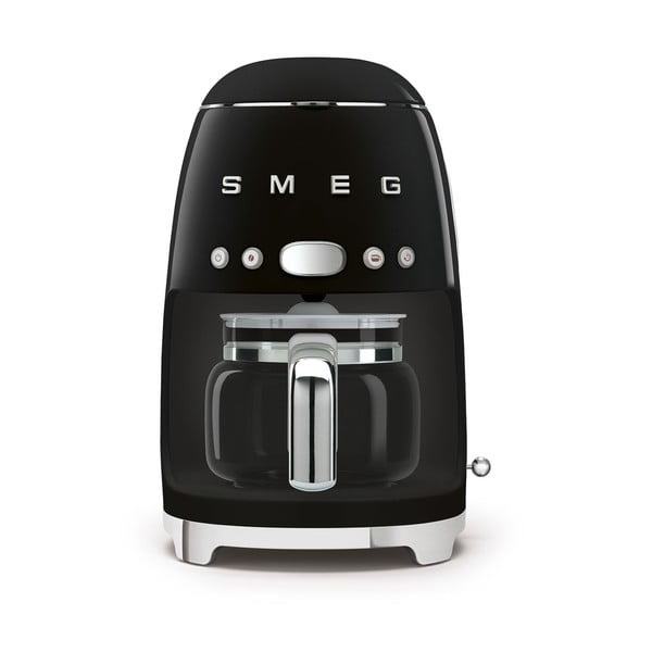 Crni aparat za filter kavu 50's Retro Style - SMEG