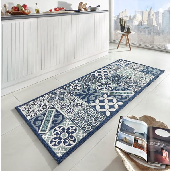 Plava kuhinjska staza Zala Living Accent, 80 x 200 cm-image-1