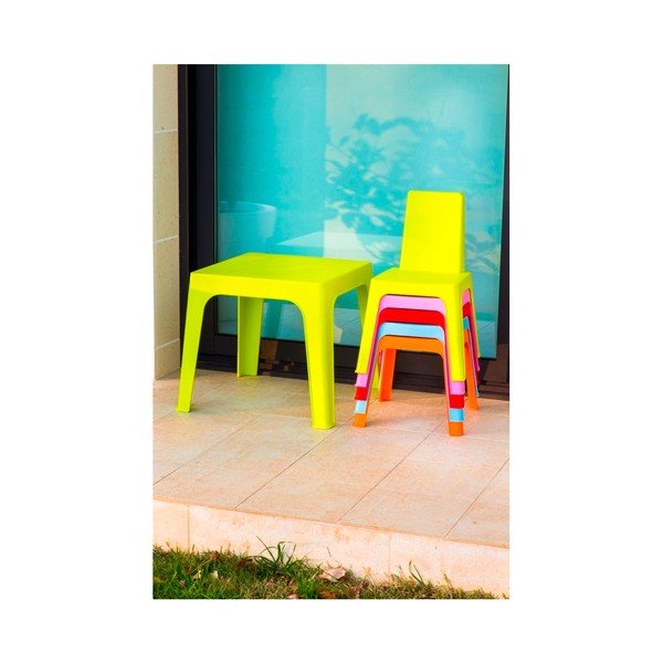 Plava dječja vrtna garnitura s 1 stolom i 2 stolice Resol Juliet-image-3