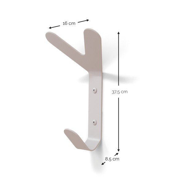 Smeđe-siva željezna zidna kuka Frondo – Spinder Design-image-4