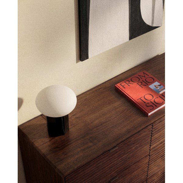 Komoda u dekoru oraha u tamnoj prirodnoj boji 120x75x50 cm Norlen – Kave Home-image-1
