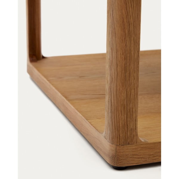 Stolić za kavu u dekoru hrasta u prirodnoj boji 65x140 cm Maymai – Kave Home-image-3