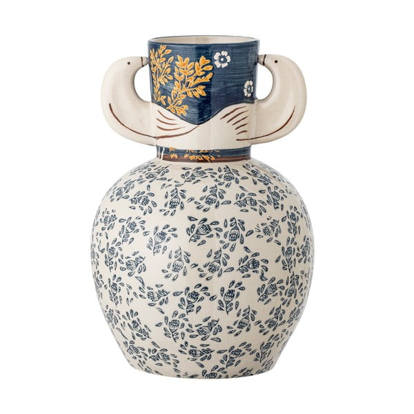 Ručno oslikana vaza od kamenine (visina 23,5 cm) Hezha – Bloomingville-image-3