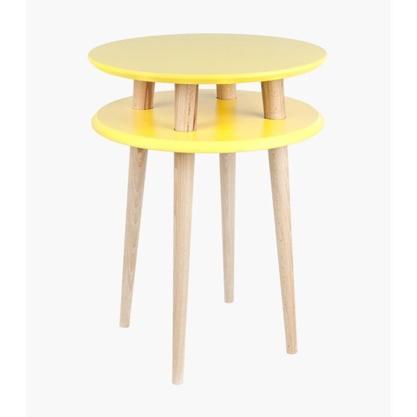 Pomoćni stol UFO 61x45 cm, žuti