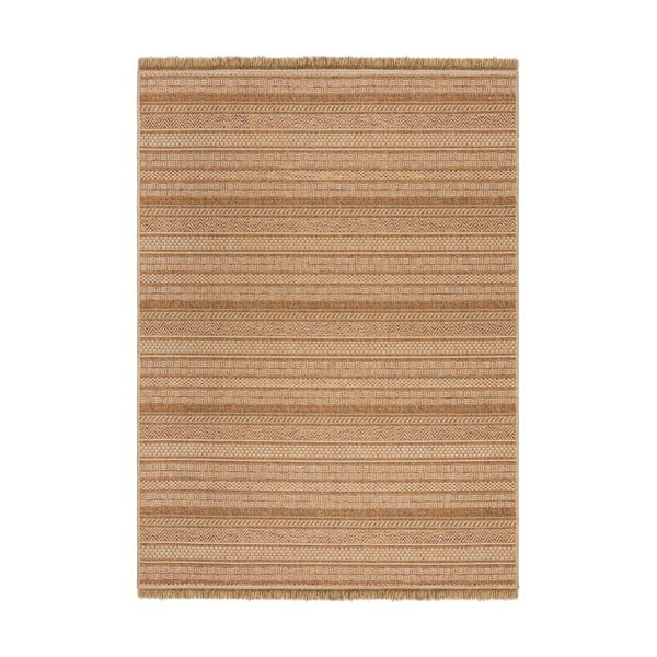 Vanjski tepih u prirodnoj boji 120x170 cm Farah Stripe – Flair Rugs