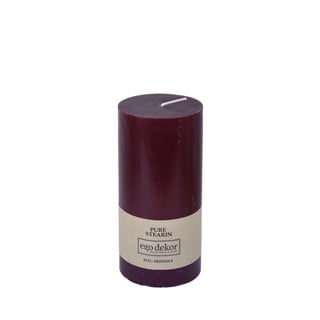 Tamnocrvena svijeća Eco candles by Ego dekor Friendly, vrijeme gorenja 50 h