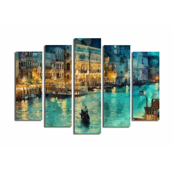 Slike u setu od 5 kom Venice - Wallity