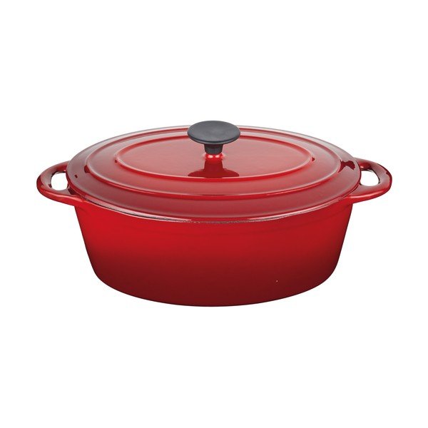 Ovalna tepsija od lijevanog željeza Master Class Red, 5 l