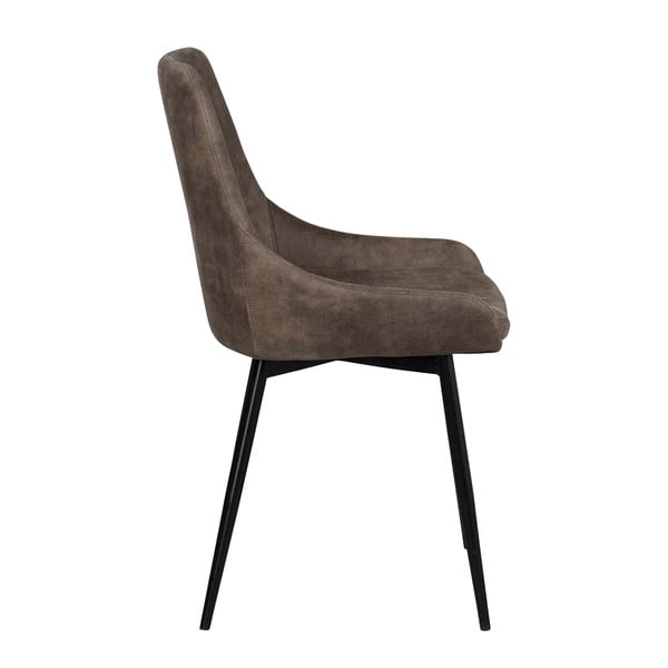 Smeđe blagovaonske stolice u setu 2 kom Sierra – Rowico-image-3