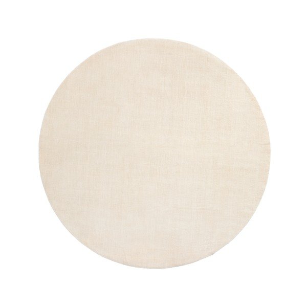 Krem okrugao tepih ø 200 cm Empuries – Kave Home