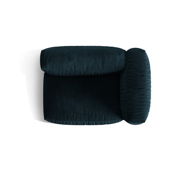 Tamno plava baršunasti modularna sjedeća garnitura (s desnim kutom) Martina – Micadoni -image-3