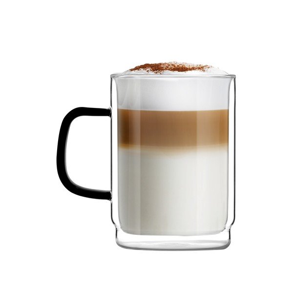 Staklene šalice u setu 2 kom 350 ml Carbon – Vialli Design-image-3