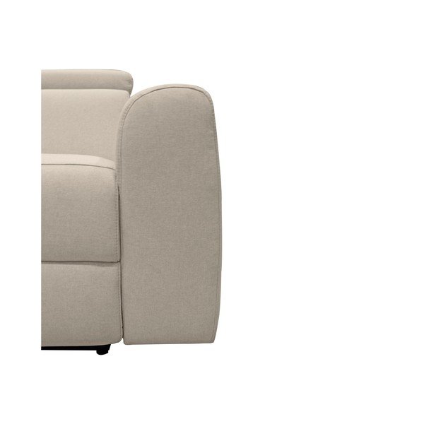 Bijela sofa od imitacije kože 216 cm Capena – Støraa-image-4