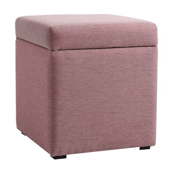 Ružičasti stolac za noge s prostorom za pohranu Custom Form Penny
