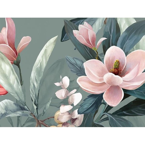 Zelena posteljina od organskog pamuka Descanso Rose, 140 x 220 cm-image-3