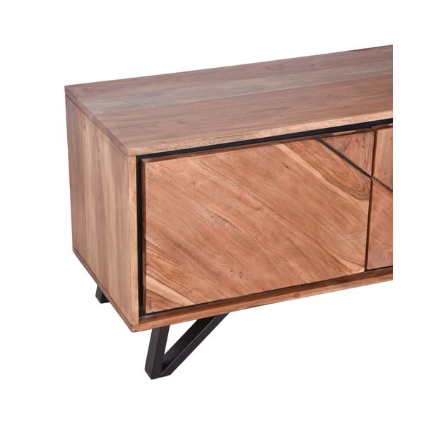 TV komoda od masivnog bagrema u prirodnoj boji 150x51x40 cm Ambala – Interia Home & Living-image-4