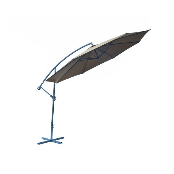 Smeđi suncobran ø 350 cm - Rojaplast-image-1