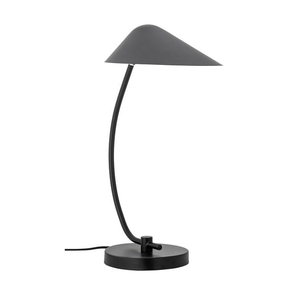 Crna stolna lampa s metalnim sjenilom (visina 50 cm) Nisella – Bloomingville