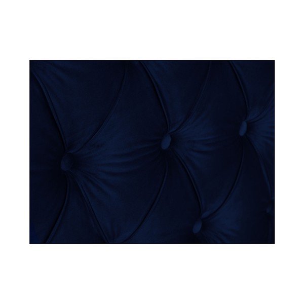 Mornarsko plavo uzglavlje Mazzini Sofas Daisy, 180 x 120 cm-image-4