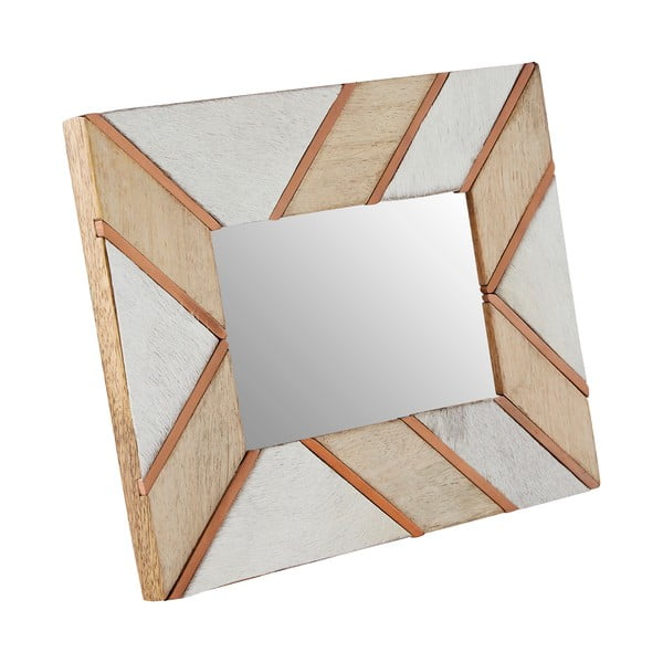 Bijeli/bež drveni okvir 19x24 cm Bowerbird – Premier Housewares-image-1